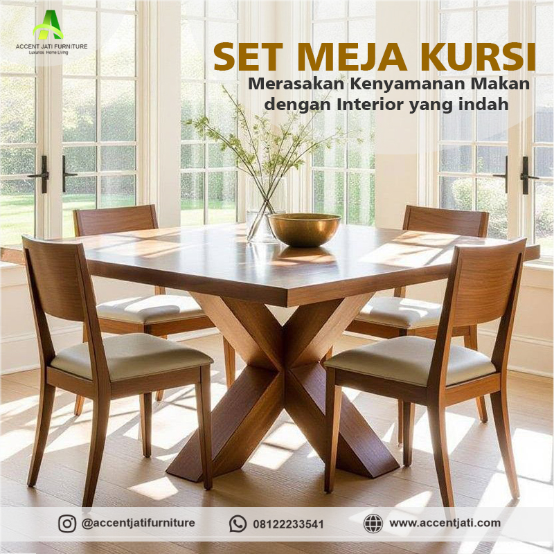 Meja Kursi Makan AJF020