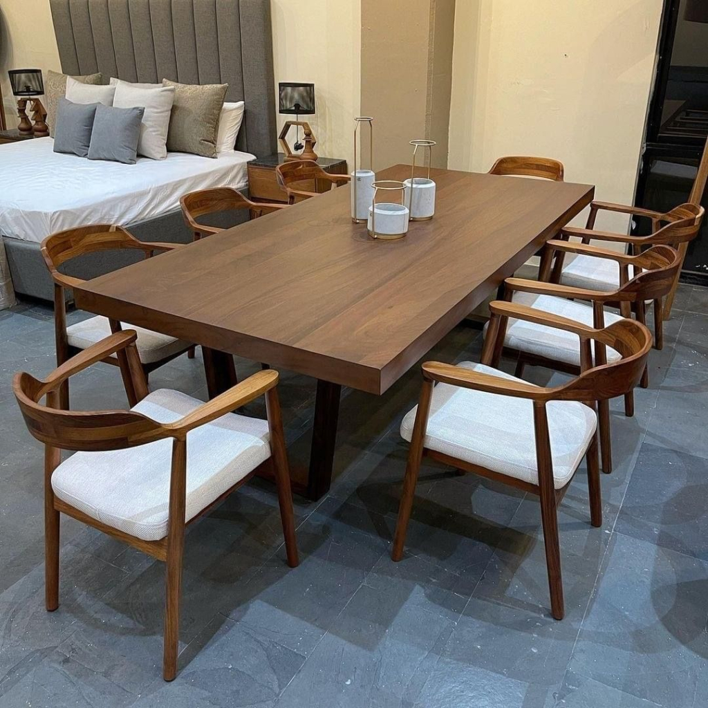 Meja Makan Modern 6 Kursi