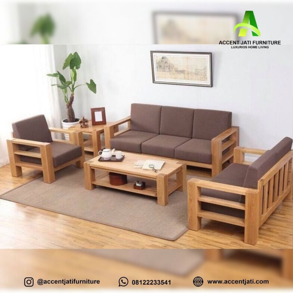 Set Kursi Jati Mewah 321 Jakarta Barat