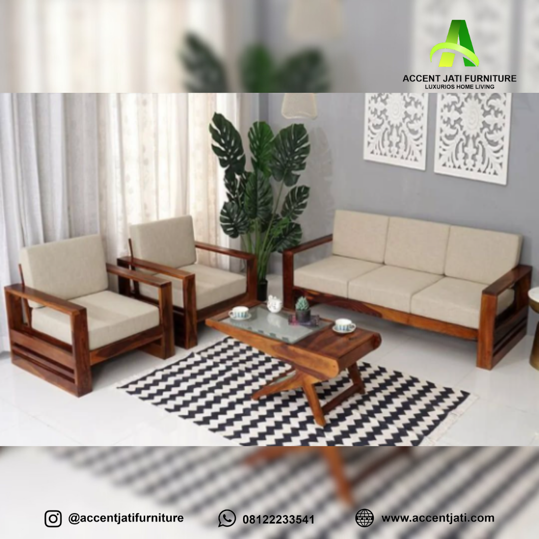 Set Kursi Tamu Kayu Jati Minimalis Modern Set Kursi Tamu Kayu Jati Minimalis Modern
