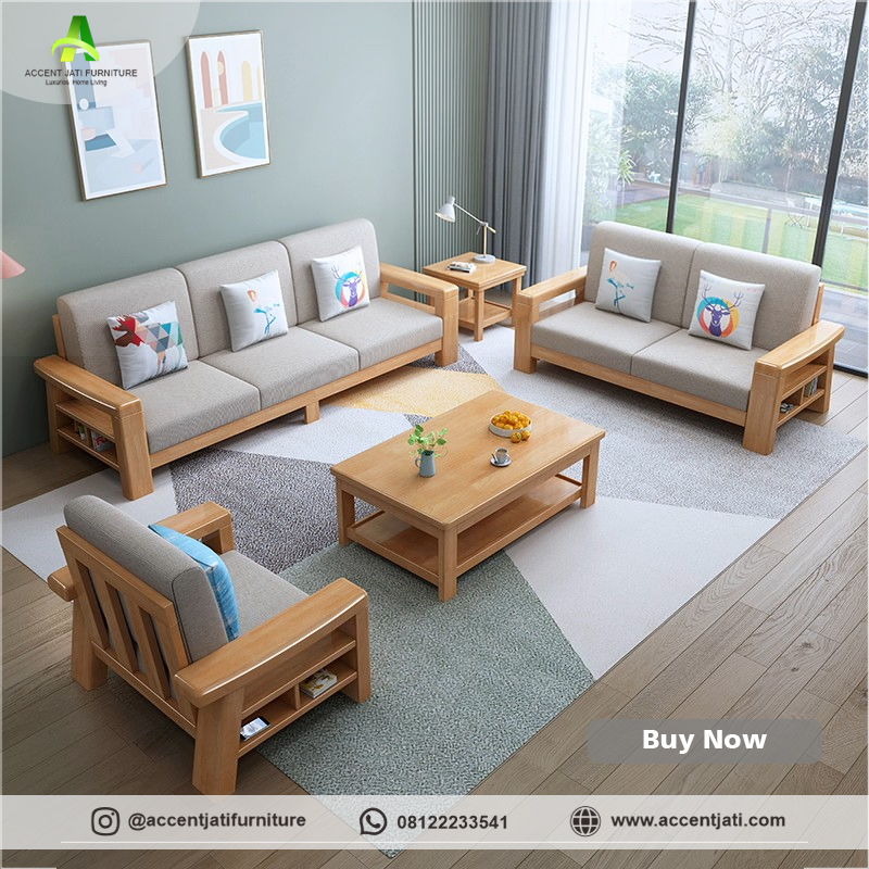 Set Kursi Tamu Minimalis Recliner