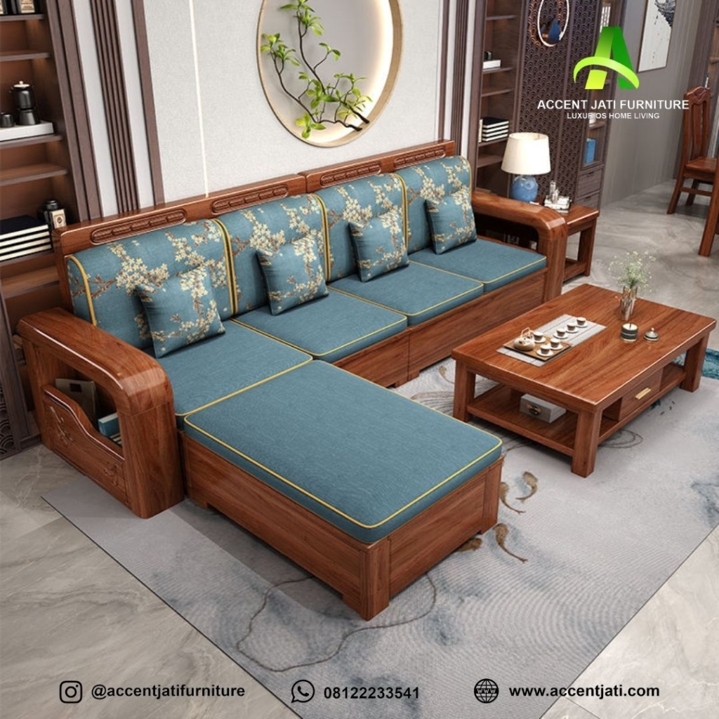 Set ruang tamu minimalis modern